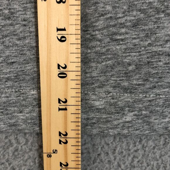 Abercrombie Fitch Hoodie Women Medium Gray Casual Preppy Pullover Solid Logo - Picture 7 of 7